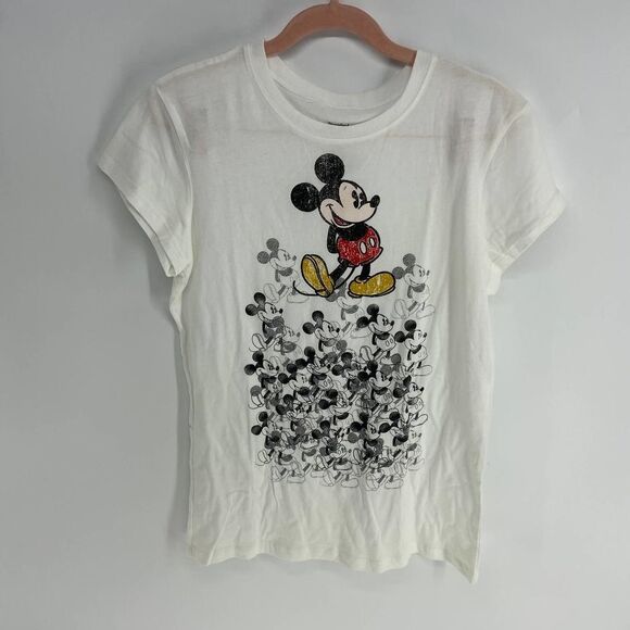 Disney Parks white cap sleeve mickey mouse graphic tshirt womens large - Picture 5 of 5